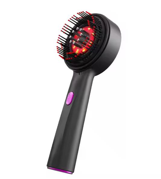 NutraGlow Heated LED Electric Scalp Massager for Hair Growth